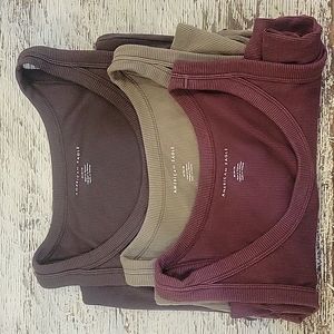 American Eagle, lot of 3 tank tops.